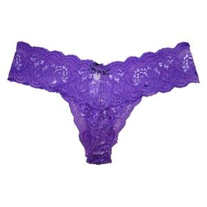 Cosabella NEVER SAY NEVER CUTIE LACE THONG Purple